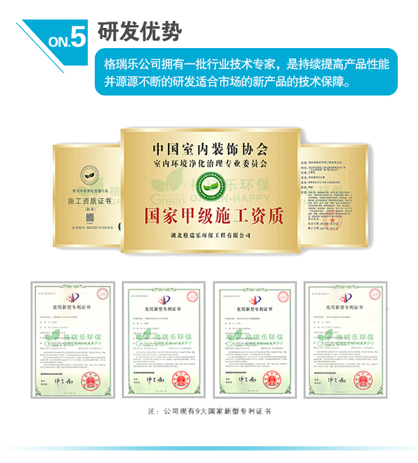 5、研發(fā)優(yōu)勢(shì)  格瑞樂(lè)公司擁有一批行業(yè)技術(shù)專(zhuān)家，是持續(xù)提高產(chǎn)品性能并源源不斷的研發(fā)適合市場(chǎng)的新產(chǎn)品的技術(shù)保障。