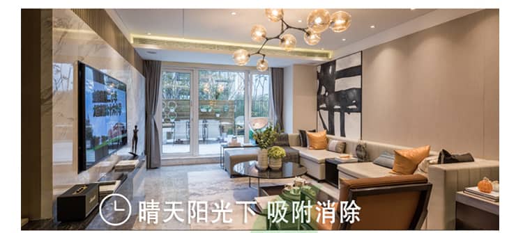 不分晝夜 24小時(shí)不間斷 晴天陽光下 吸附消除 室內(nèi)微光下 吸附消除 夜晚微光下 吸附消除