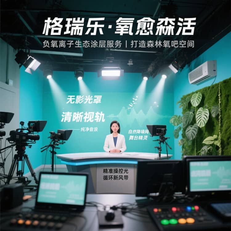 格瑞樂?氧愈森活 - 演播室空氣凈化解決方案：讓每一段錄制都沉浸在森林般的清透里